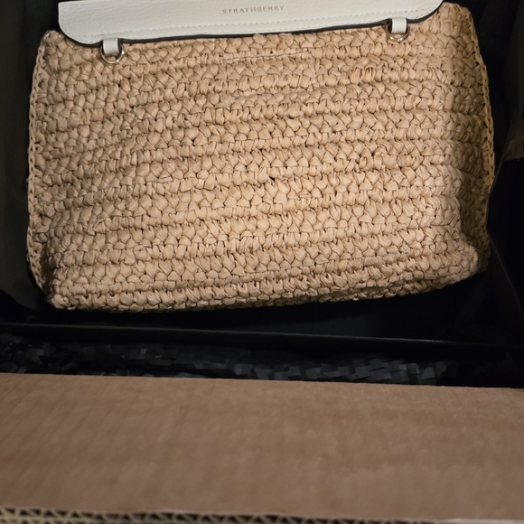 Strathberry Elegant Tan and Cream Women's Bag - Picture 9 of 12